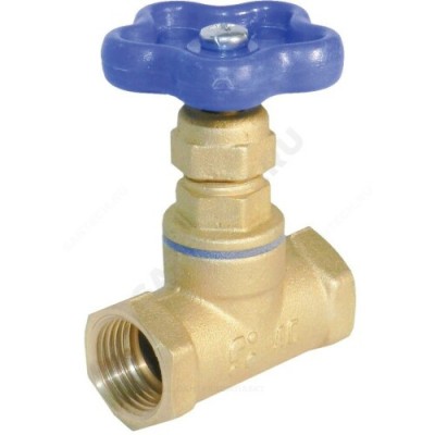 Клапан запорный латунь 15б3р Ду 50 Ру25 ВР прямой БАЗ БАЗ.А50.50
