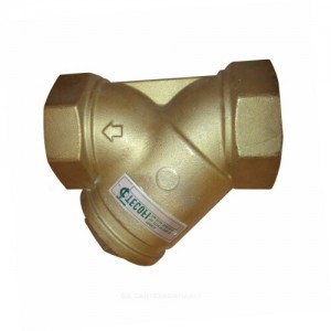 Фильтр сетчатый Y-образный латунь Ду 40 Ру16 Тмакс=120 oC G1 1/2" ВР F1141 Tecofi F1142A-0040