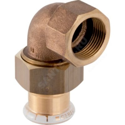 Угольник бронза разъемный 90гр Дн 54х2" пресс/ВР Mapress Geberit 65388