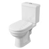 Унитаз-компакт Визит белый нижний подвод косой выпуск 1/реж полипропилен Santeri 1.P405.3.S00.00B.F
