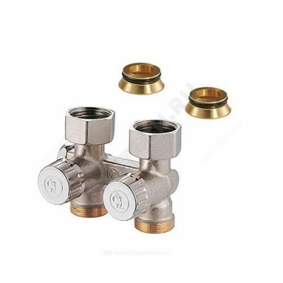 Узел нижнего подключения R383 Ду 20 Ру10 3/4"x18 прямой Giacomini R383X001