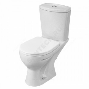 Унитаз-компакт Ультра крап на белом нижний подвод косой выпуск 1/реж полипропилен Santeri 1.P401.3.S01.00B.F