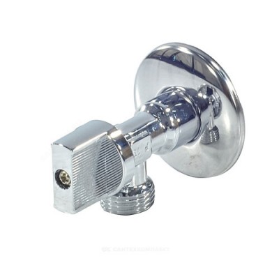 Кран шаровой латунный бытовой Korint Ру8 НР угл Jika 8.9480.3.000.000.1