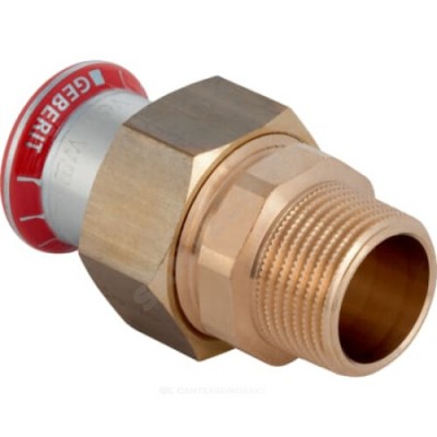 Муфта разъемная сталь углеродистая Дн 22х3/4" пресс/ВР Mapress Geberit 25304