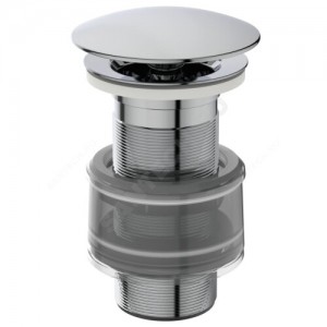 Клапан донный для умывальника латунь 1 1/4" хром слив, пробка D=72мм Ideal Standard J3291AA