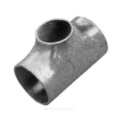 Тройник сталь оц равнопроходной Дн 133х4,0 (Ду 125) бесшовный под приварку ГОСТ 17376-2001