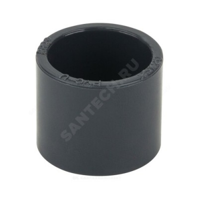 Кольцо ПВХ серое под клеевое соед переходное Дн 110х63 Ру10 напорное Aquaviva