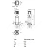 Насос многоступенчатый вертикальный HELIX FIRST V 623-5/25/E/KS/400-50 PN25 3х400В/50 Гц Wilo 4201172