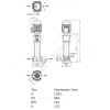 Насос многоступенчатый вертикальный HELIX FIRST V 623-5/25/E/KS/400-50 PN25 3х400В/50 Гц Wilo 4201172