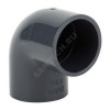Отвод ПВХ серый под клеевое соед Дн 160х90гр Ру16 напорный Aquaviva ELW16090