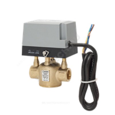 Кран шаровой латунь ZRS224 Ду 32 Ру16 ВР полнопроходной с эл/прив 220В Esbe 43122400