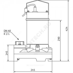 Насос дренажный TS 40/14 3х400 Wilo 2063930