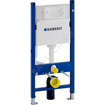 Инсталляция для подвесного унитаза Duofix без кнопки смыва Geberit 458.129.00.1