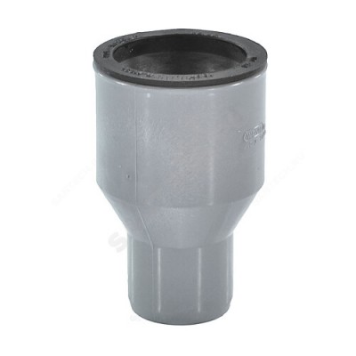 Переход НПВХ на чугун серый Дн 50 б/нап в/к Wavin 24326750 .