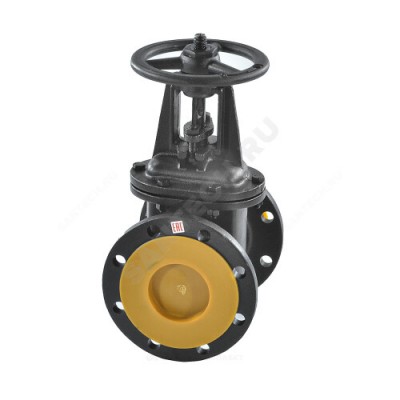 Задвижка чугун 30ч6бр Ду 125 Ру10 фл Китай