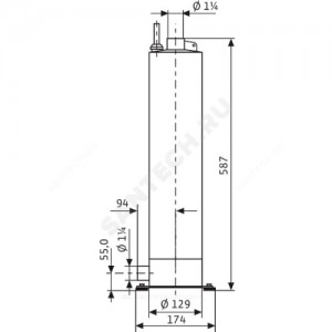 Насос колодезный TWI 5-SE 306 EM Wilo 4104128