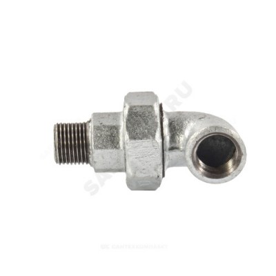 Соединитель угловой чугун оц Ду 20 (3/4") ВР/НР Fittex PLUS