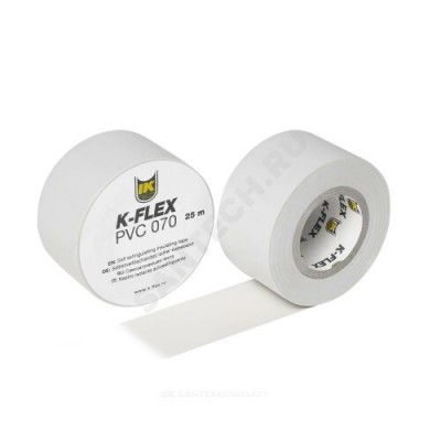 Лента ПВХ PVC AT 070 50мм х 25м серая самоклеящаяся K-flex 850CG020009