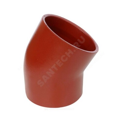 Отвод чугун SML Ду 250х30гр б/растр