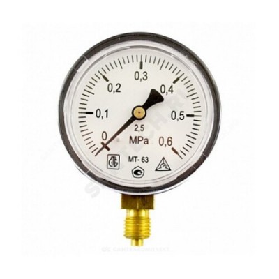 Манометр МП-63 радиальный Дк63мм 0-10 МПа М12х1,5 ЗАВОД ТЕПЛОТЕХНИЧЕСКИХ ПРИБОРОВ