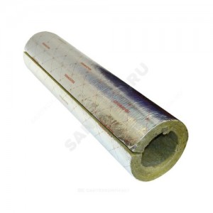 Цилиндр навивной минеральная вата ROCKWOOL 100 кашированный фольгой 60/102 L=1м ROCKWOOL 134899