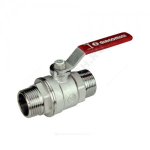 Кран шаровой латунь хром R253DL Ду 10 Ру42 НР рычаг Giacomini R253LX002