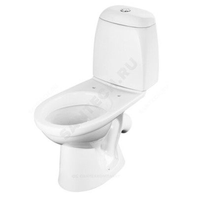 Унитаз-компакт Vega белый нижний подвод косой выпуск 2/реж без сиденья Jika 8.2451.4.000.242.9