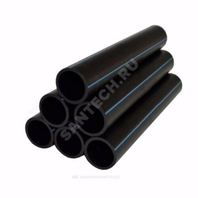 Труба ПЭ100 SDR11 для х/в Дн 225х20,5 Ру16 40C L=12м ГОСТ 18599-2001