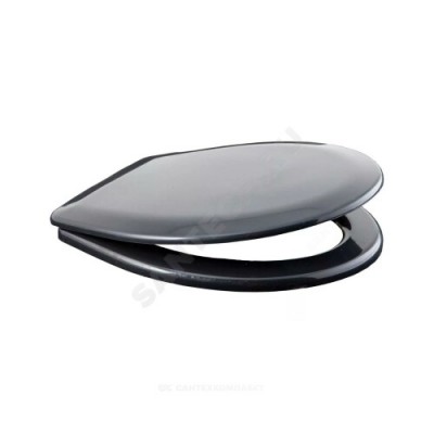 Сиденье для унитаза Серия К серое полипропилен универсальное Орио К-01-2