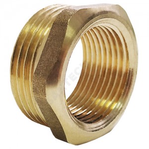 Футорка латунь Ду 15х10 (1/2"х3/8") НР/ВР VALFEX VF.581.L.012.038