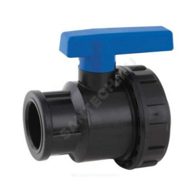 Кран шаровой компрессионная ВР/ВР 1"x1" Ру16 RTP (РосТурПласт) 15464