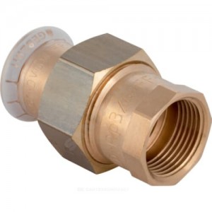 Муфта бронза разъемная Дн 12х1/2" пресс/ВР Mapress Geberit 65481