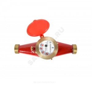 Счётчик г/в и х/в крыльчатый многоструйный Ду 25 Ру16 120С L=260мм резьба В/К ВСКМ 90 исполнение "Атлант" Декаст 72-25-266