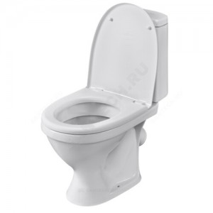 Унитаз-компакт Прайм Комфорт белый нижний подвод косой выпуск 2/реж полипропилен микролифт Santeri 1.P206.3.S00.00B.F