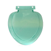 Сиденье для унитаза белое пластик исп1 овал АК-02