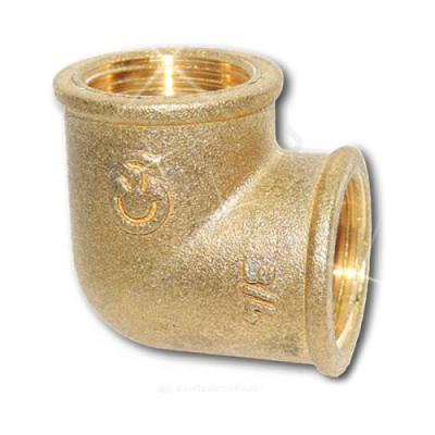 Угольник латунь Ду 25 (1") ВР/ВР Цветлит ZW50099