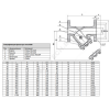 Фильтр сетчатый Y-образный сталь Ду 100 Ру40 Тмакс=400 oC фл IS40 ADL BM04A102760