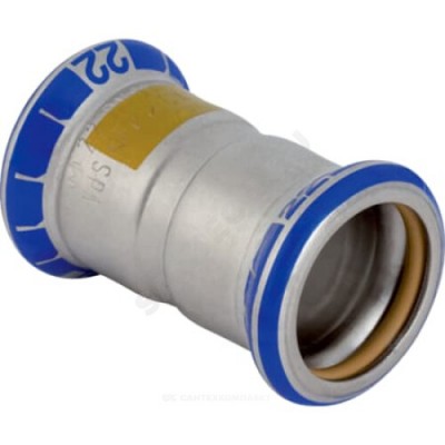 Муфта сталь нерж Дн 18 пресс для газоснабжения Mapress Geberit 34102