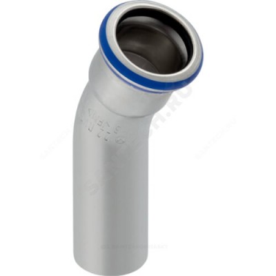 Отвод сталь нерж 30гр Дн 15 пресс/труба Mapress Geberit 36131
