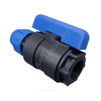 Кран шаровой компрессионный ВР Дн 20х3/4" Ру16 VALFEX 1210012520034