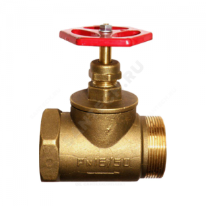 Клапан запорный латунь 15б1р Ду 50 Ру16 ВР/НР прямой ТУ РБ 500059277.015-2000 Цветлит ZW20022