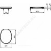 Сиденье для унитаза EUROVIT дюропласт Ideal Standard W302601
