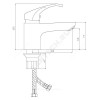 Смеситель для умывальника серия Город К-серия одноручный Славен СЛ-ОД-К10