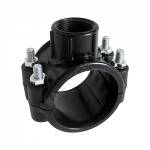 Седелка ПЭ ВР Дн 110х1 1/4" с резьбовым выходом