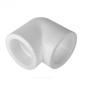 Угольник PP-R белый внутренняя пайка Дн 25х90гр RTP (РосТурПласт) 10831