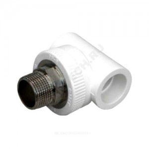 Тройник PP-R комбинированный под ключ белый НР Дн 40х1 1/4" RTP (РосТурПласт) 10760