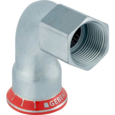 Угольник сталь углеродистая 90гр Дн 28х1/2" пресс/ВР Mapress Geberit 21660