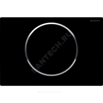 Кнопка для инсталляции Sigma 10 черный/хром глянцевый Geberit 115.758.KM.5