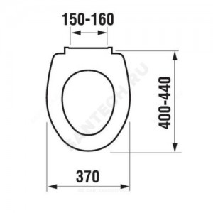 Сиденье для унитаза Zeta термопласт Jika 8.9327.2.000.063.1.