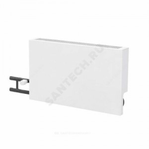 Конвектор настенный концевой Универсал ТБ КСК 20 (малой глубины) 0.4кВт з/у однотр с т/клапаном (пр) Danfoss 013G1813 бок/п под приварку лев ТЗПО